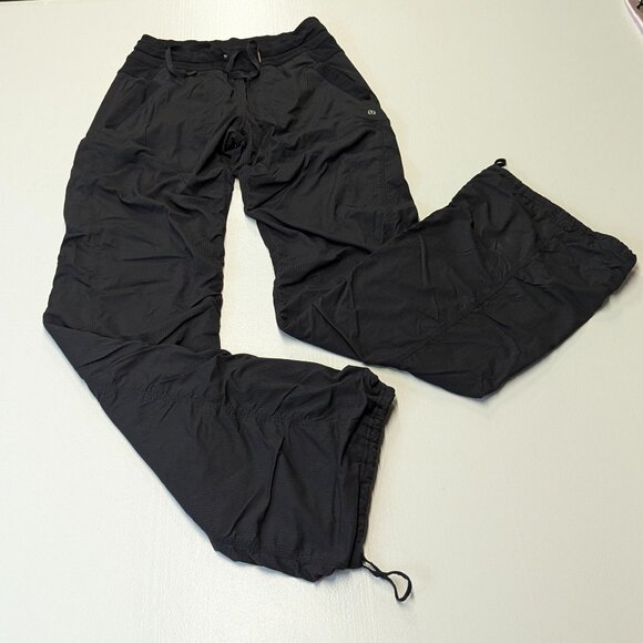 Lululemon Old School Dance Studio Pants Black Fully Lined Size 6 - Picture 1 of 13